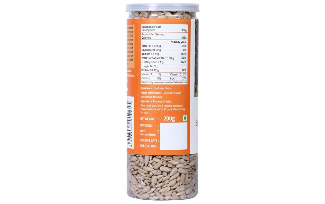 Carnival Sunflower Seeds    Plastic Jar  200 grams